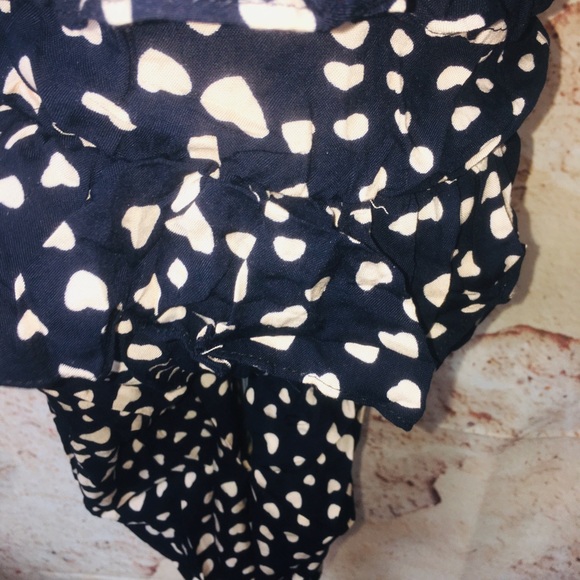 NWT Black 2PC Sweetheart Polka Dot Jumpsuit Set - Picture 11 of 14
